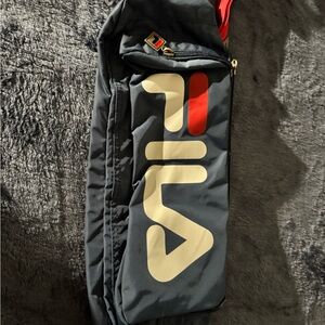 Fila Men's Black and Red Bag